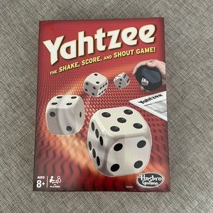 Yahtzee Dice Game by Hasboro. Unopened and shrink wrapped in original package.